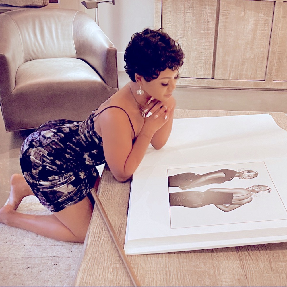 Fashion Nova Blue Velvet Dress MIDI